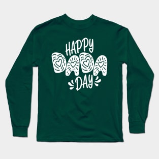 Happy Dada Day Happy Father's Day Typography Long Sleeve T-Shirt